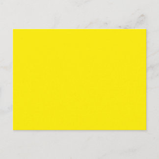 Canary Yellow Postkarte