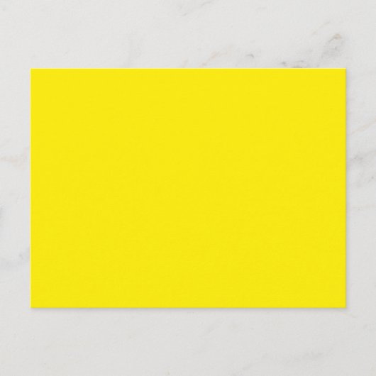 Canary Yellow Postkarte (Vorderseite)