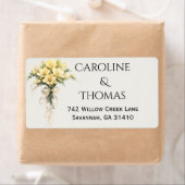 Canary Yellow Romantic Freesia  Floral Wedding (Insitu)