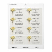 Canary Yellow Romantic Freesia  Floral Wedding (Vorne)