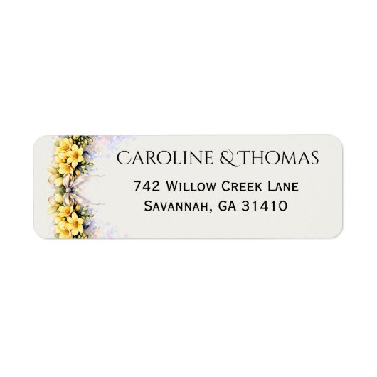 Canary Yellow Romantic Freesia  Floral Wedding (Vorne)