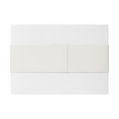 Canary Yellow Romantic Freesia  Floral Wedding Einladungsbanderole (Rückseitenbeispiel)