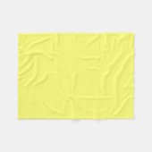 Canary Yellow Solid Color Fleecedecke (Vorderseite (Horizontal))