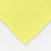 Canary Yellow Solid Color Fleecedecke (Ecke)