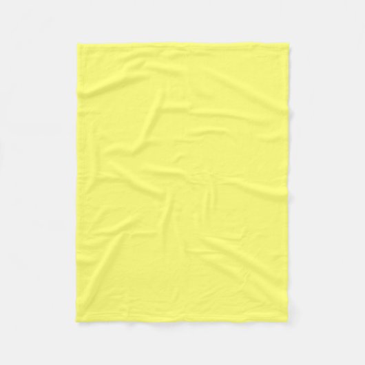 Canary Yellow Solid Color Fleecedecke (Vorderseite)