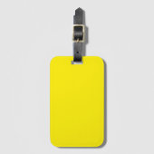 Canary Yellow Solid Color Gepäckanhänger (Vorderseite Vertikal)