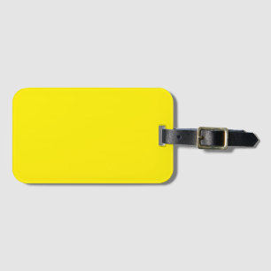 Canary Yellow Solid Color Gepäckanhänger