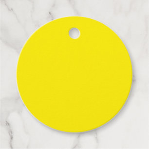 Canary Yellow Solid Color Geschenkanhänger