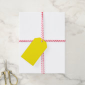 Canary Yellow Solid Color Geschenkanhänger (Mit Garn)
