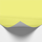Canary Yellow Solid Color Geschenkpapier (Ecke)