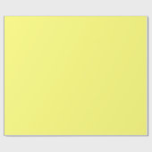 Canary Yellow Solid Color Geschenkpapier (Flach)