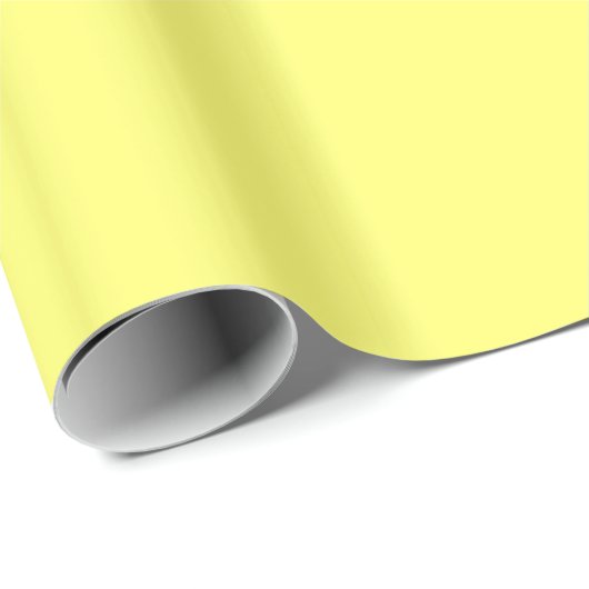 Canary Yellow Solid Color Geschenkpapier (Rolleneckpunkt)