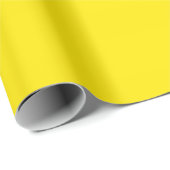 Canary Yellow Solid Color Geschenkpapier (Rolleneckpunkt)