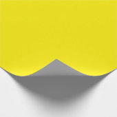 Canary Yellow Solid Color Geschenkpapier (Ecke)