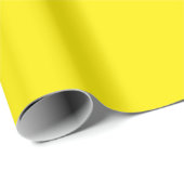 Canary Yellow Solid Color Geschenkpapier (Rolleneckpunkt)
