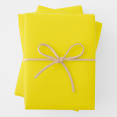 Canary Yellow Solid Color Geschenkpapier Set (Beispiel)