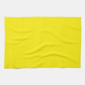 Canary Yellow Solid Color Geschirrtuch (Horizontal)