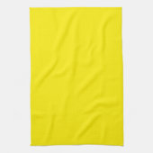 Canary Yellow Solid Color Geschirrtuch (Vertikal)