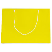 Canary Yellow Solid Color Große Geschenktüte (Vorderseite)