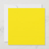 Canary Yellow Solid Color Karte (Vorderseite)