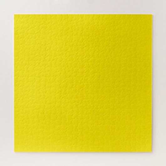Canary Yellow Solid Color Puzzle (Horizontal)