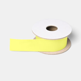 Canary Yellow Solid Color Satinband