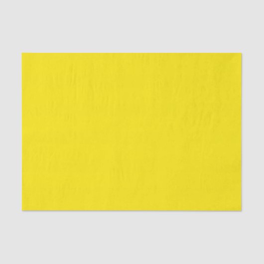 Canary Yellow Solid Color Seidenpapier (Vorderseite)