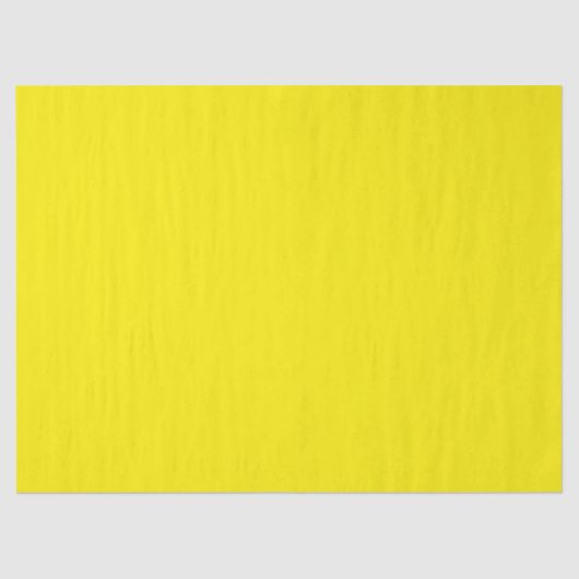 Canary Yellow Solid Color Seidenpapier (Vorderseite)