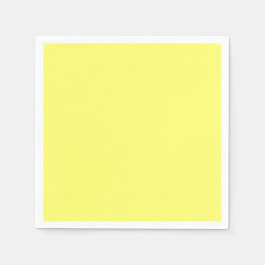 Canary Yellow Solid Color Serviette (Vorderseite)