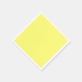 Canary Yellow Solid Color Serviette (Ecke)