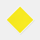 Canary Yellow Solid Color Serviette (Ecke)