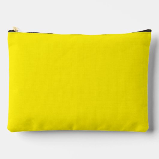 Canary Yellow Solid Color Zubehörtasche (Vorderseite)