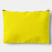 Canary Yellow Solid Color Zubehörtasche (Rückseite)