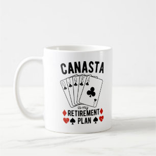 Canasta ist mein Rentenplan Kaffeetasse