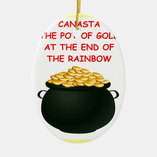 CANASTA KERAMIKORNAMENT (Vorne)