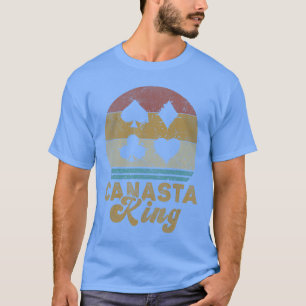 Canasta-König Lustiges Canasta-Kartenspiel Familie T-Shirt