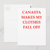 CANASTA POSTKARTE (Vorne/Hinten)