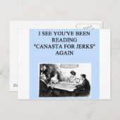 CANASTA POSTKARTE (Vorne/Hinten)