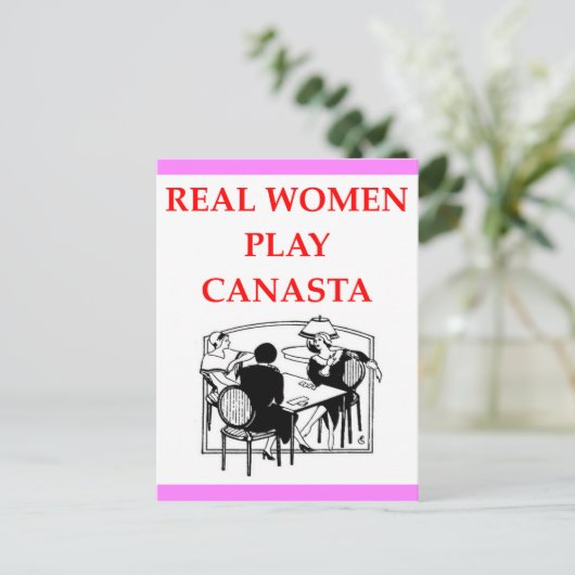 CANASTA POSTKARTE (Stehend Vorderseite)