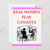 CANASTA POSTKARTE (Vorne/Hinten)