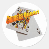 Canasta Queen Sticker (Vorderseite)