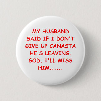 CANASTA-Spieler-Geschenk-T - Shirts Button