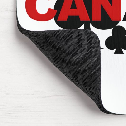 Canasta-Spieler mousepad (Ecke)