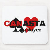 Canasta-Spieler mousepad (Vorne)
