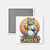 Canasta-Spielkartenstrategie Magnet (Vorderseite/Rückseite)