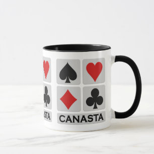 Canasta-Tasse - wählen Sie Art u. Farbe Tasse