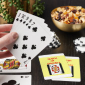 Canasta-Witz 6 Spielkarten (In Situ)
