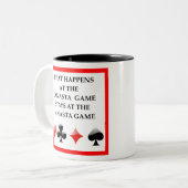 CANASTA ZWEIFARBIGE TASSE (Vorderseite Links)