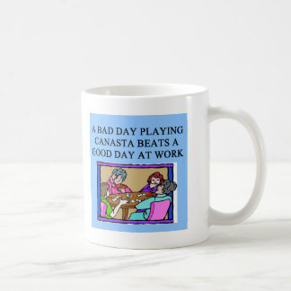 Canastaspielspieler Kaffeetasse