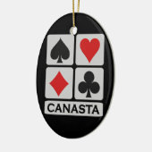 Canastaverzierung Keramik Ornament (Links)